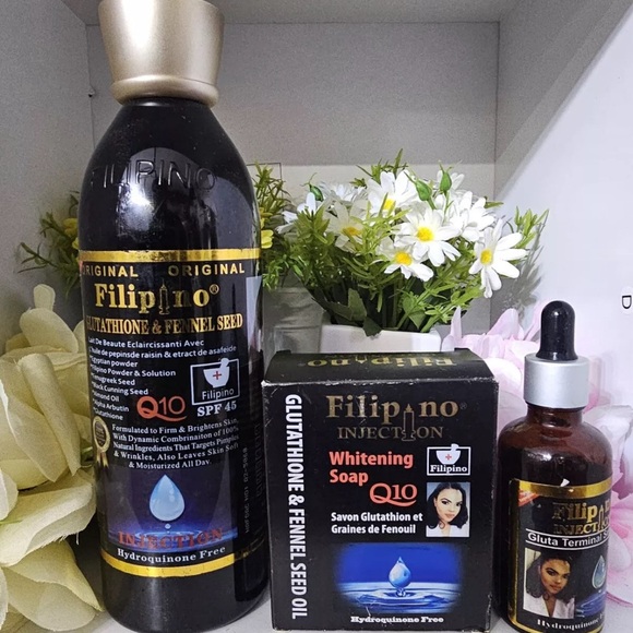 Filipino injection lotion soap and serum ready for shipping